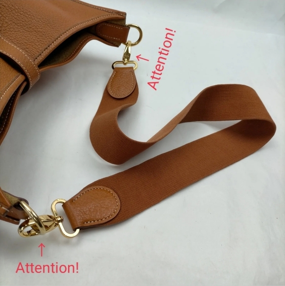 HERMES Evelyn GM Leather Shoulder Bag - Picture 6 of 10